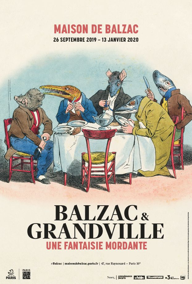 Maison de Balzac, Paris. La Fantaisie Mordante. Du 26 Septembre 2019 – 13 Janvier 2020.